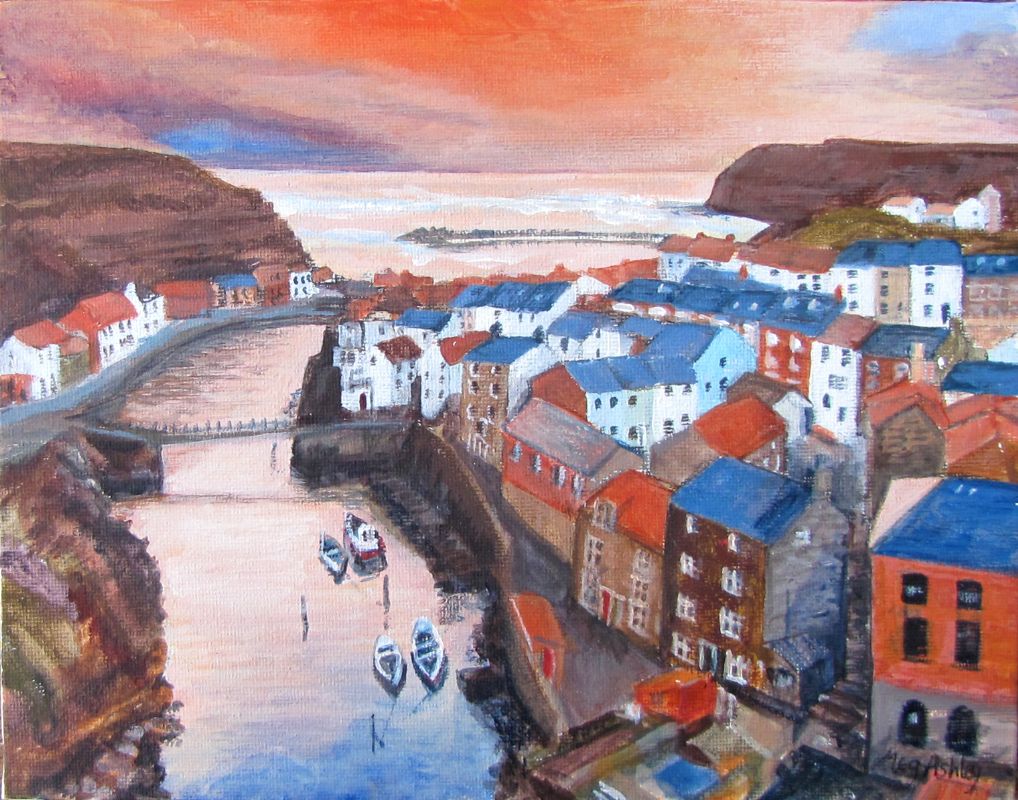 Dawn over Staithes